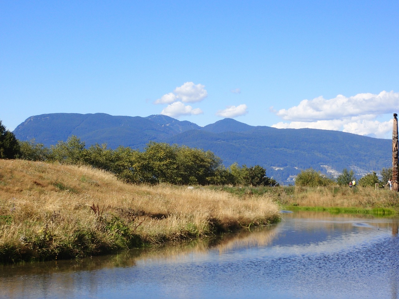 blue sky sea mountain free photo