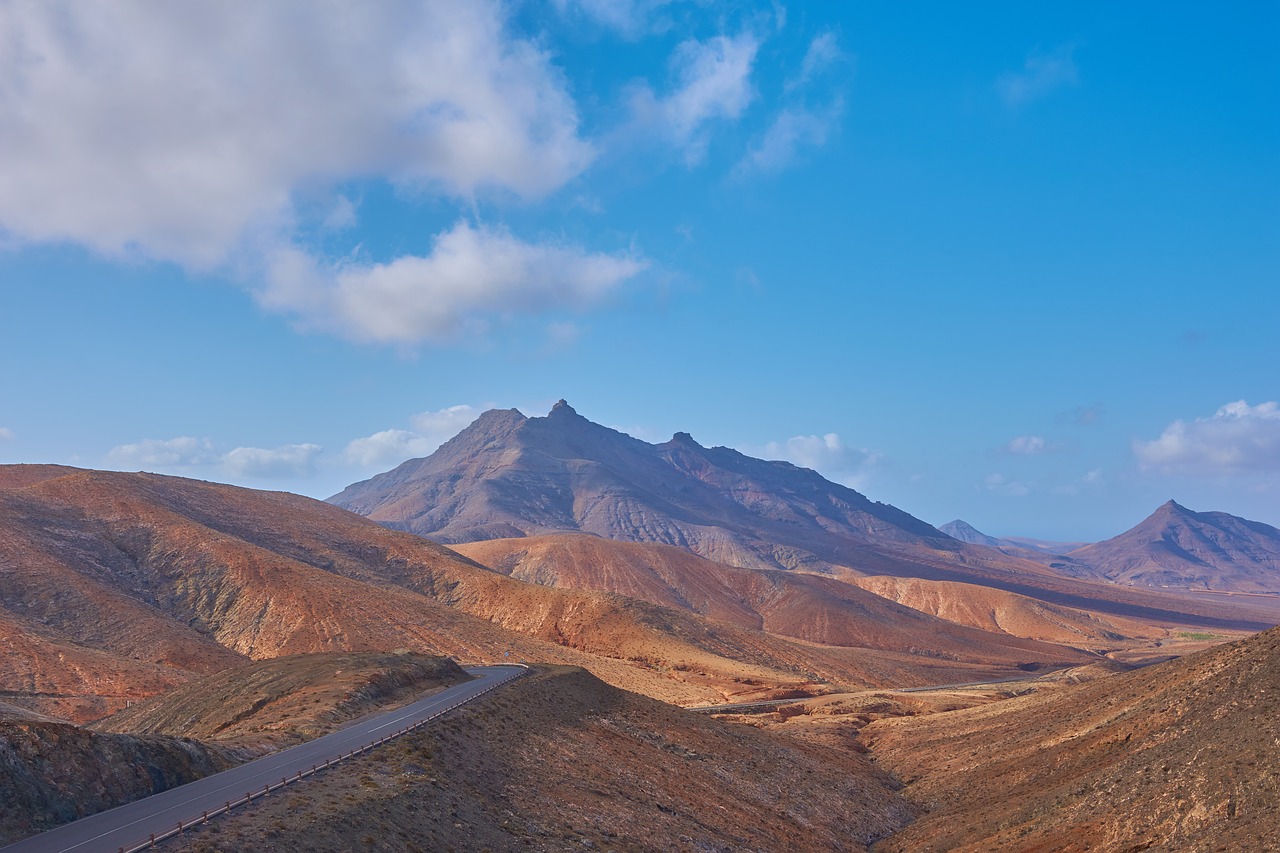 blue sky desert hill free photo