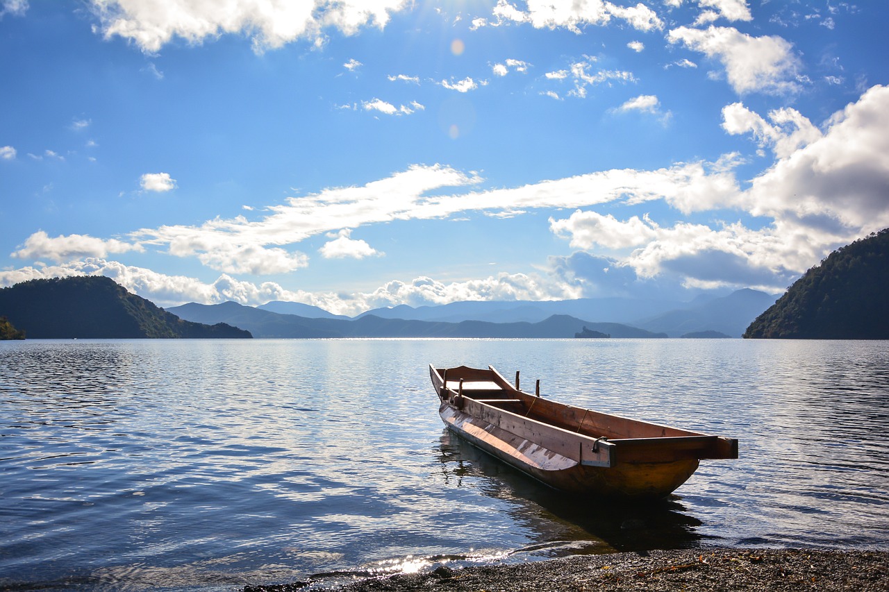 blue sky white cloud mountain free photo