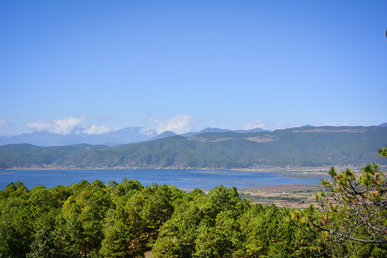 blue sky white cloud mountain free photo