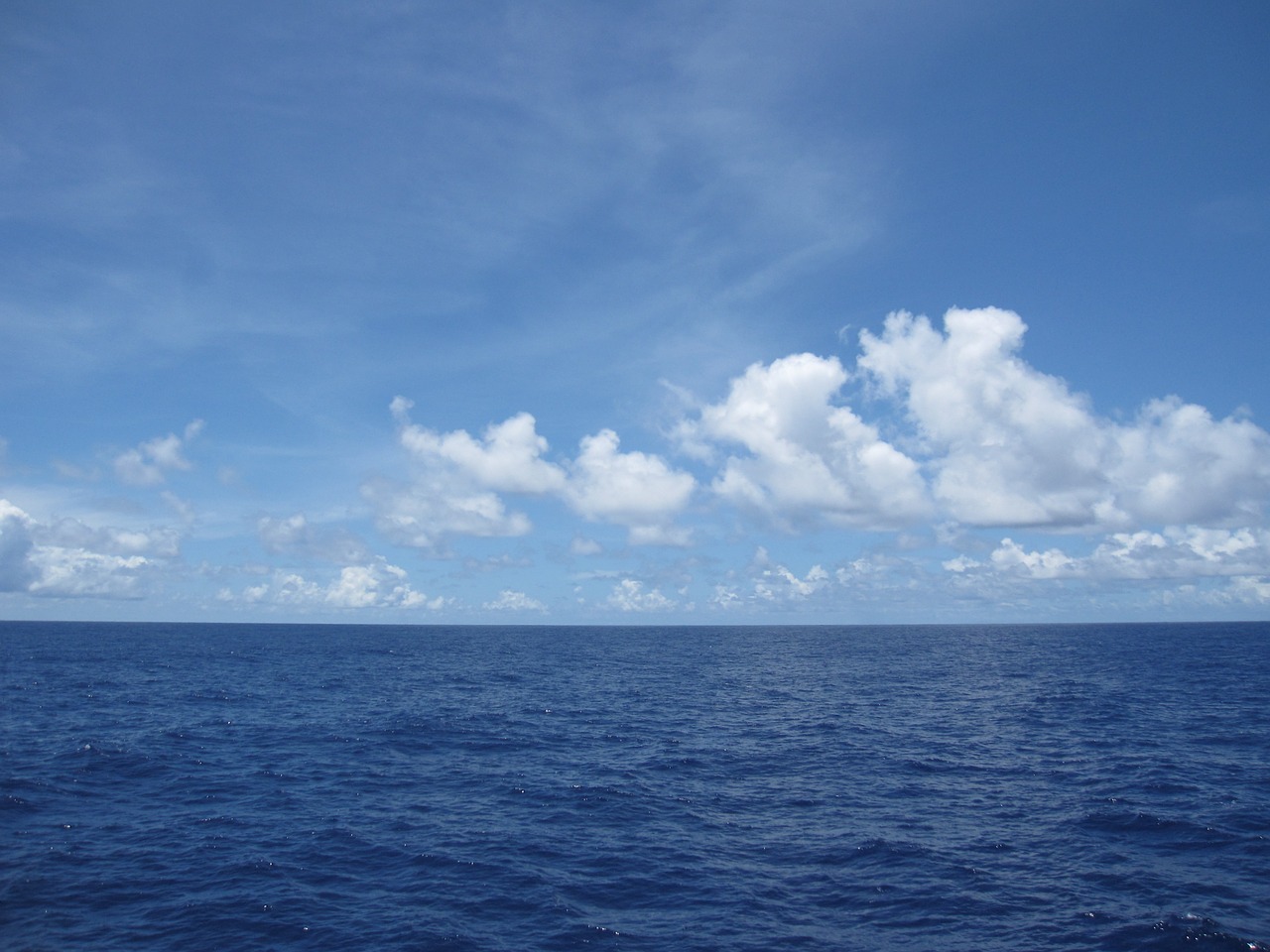 blue sky and white clouds cloud marine free photo