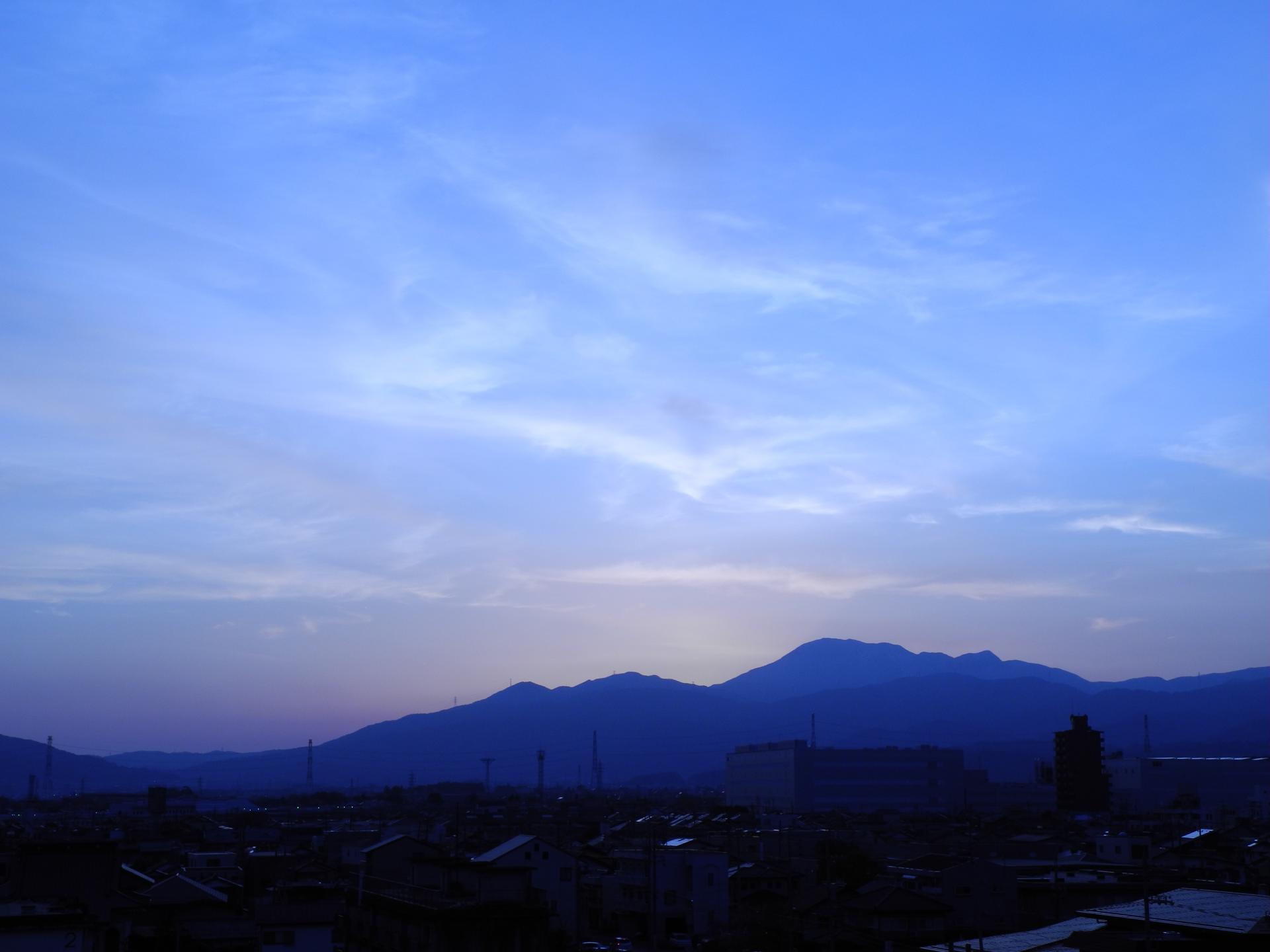 ibukiyama mountain sky free photo