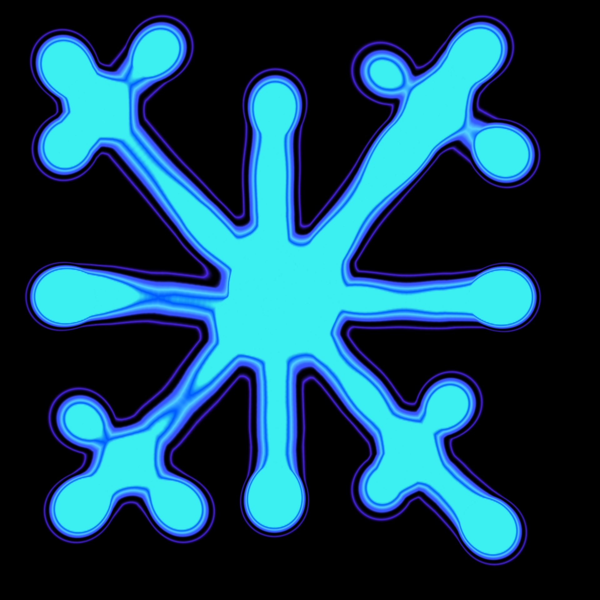 wallpaper blue snowflake free photo