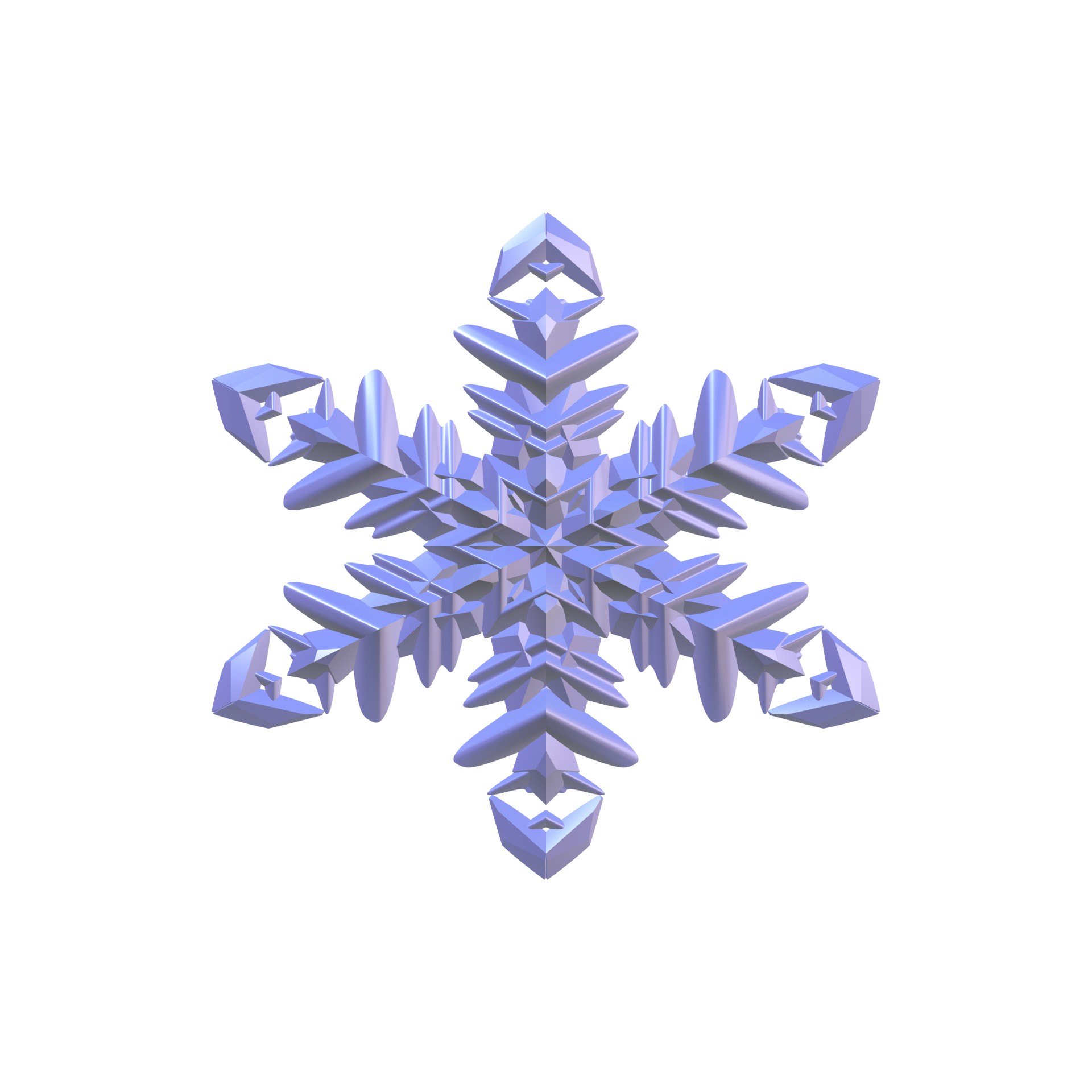 snowflake blue crystal free photo