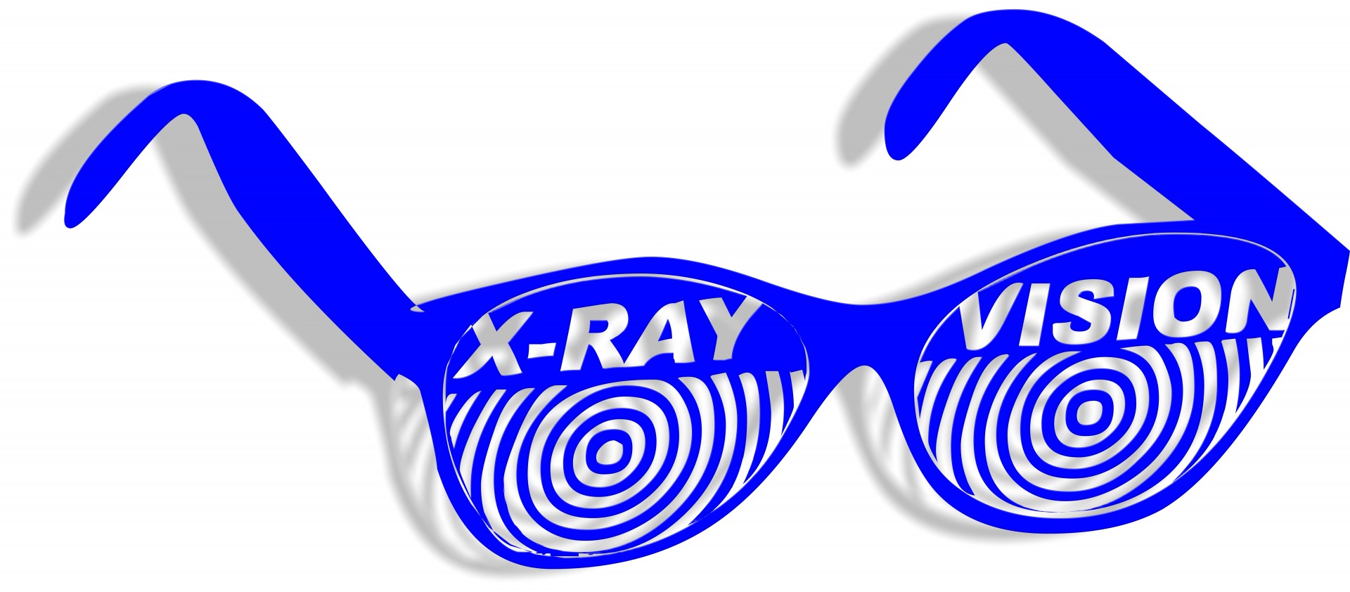 blue x-ray vision free photo
