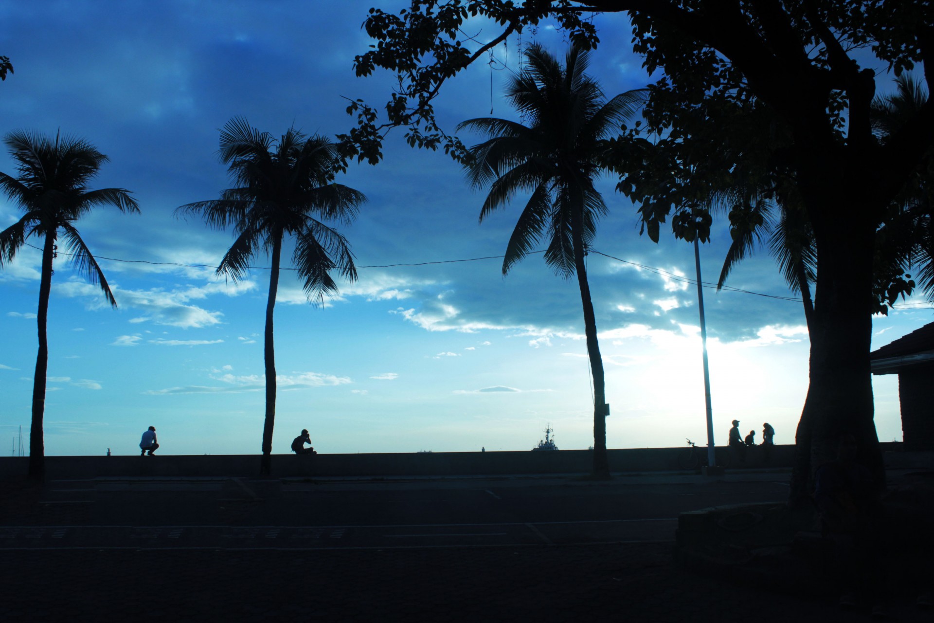 sunset clouds sun free photo