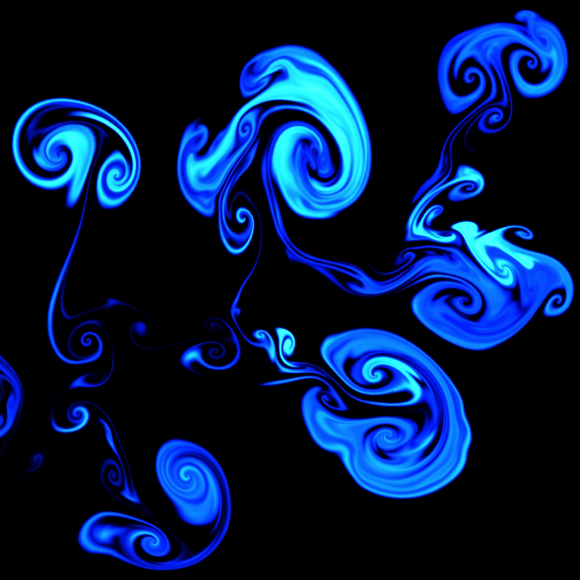 wallpaper blue swirls free photo