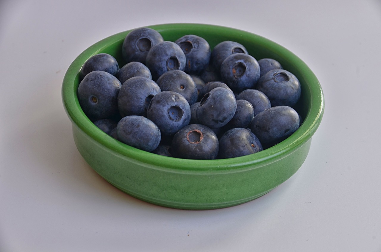 blueberries fruit healthy food free photo