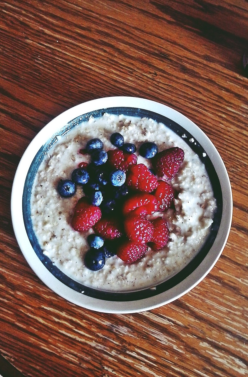 blueberries breakfast food free photo
