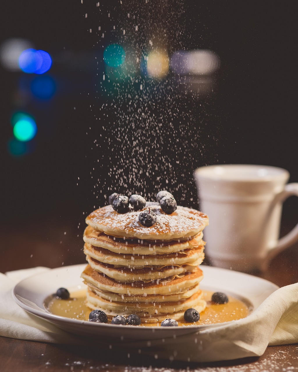 blueberries blur bokeh free photo