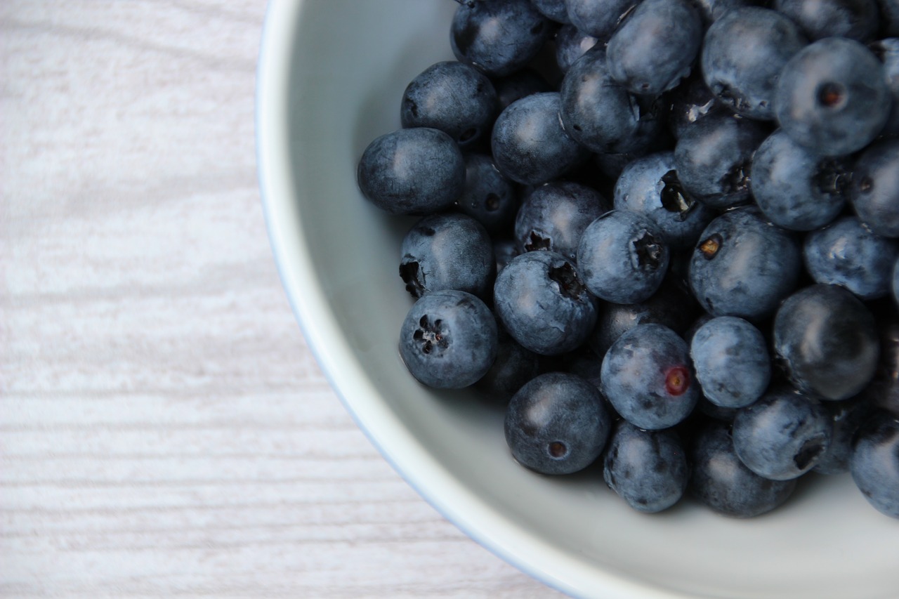 blueberries fruit vitamins free photo