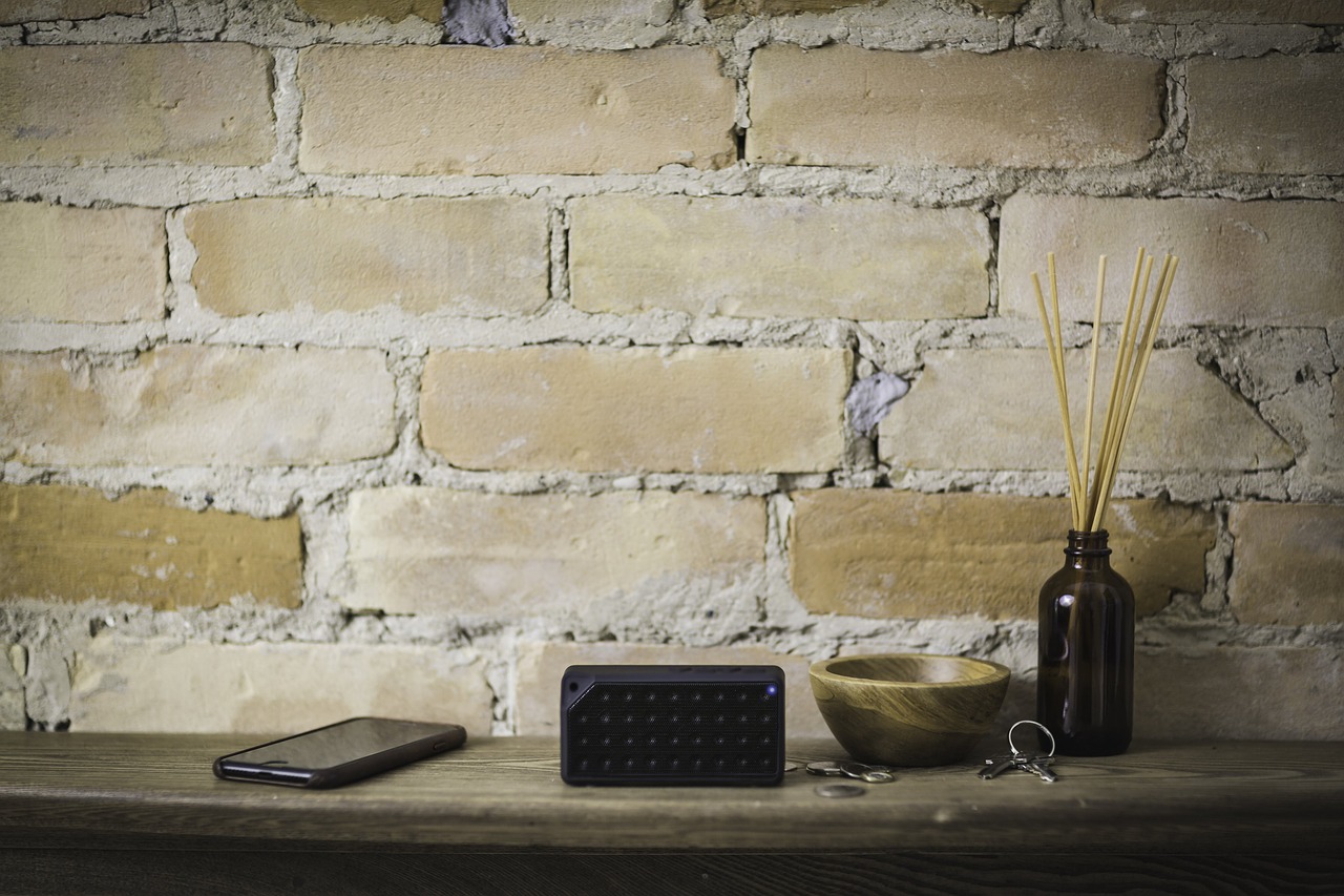 bluetooth black speaker free photo