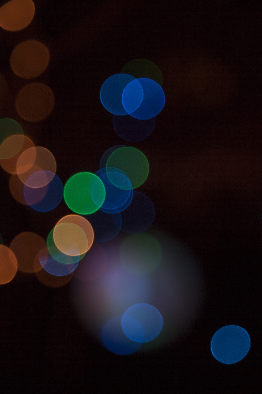 blur focus lights free photo