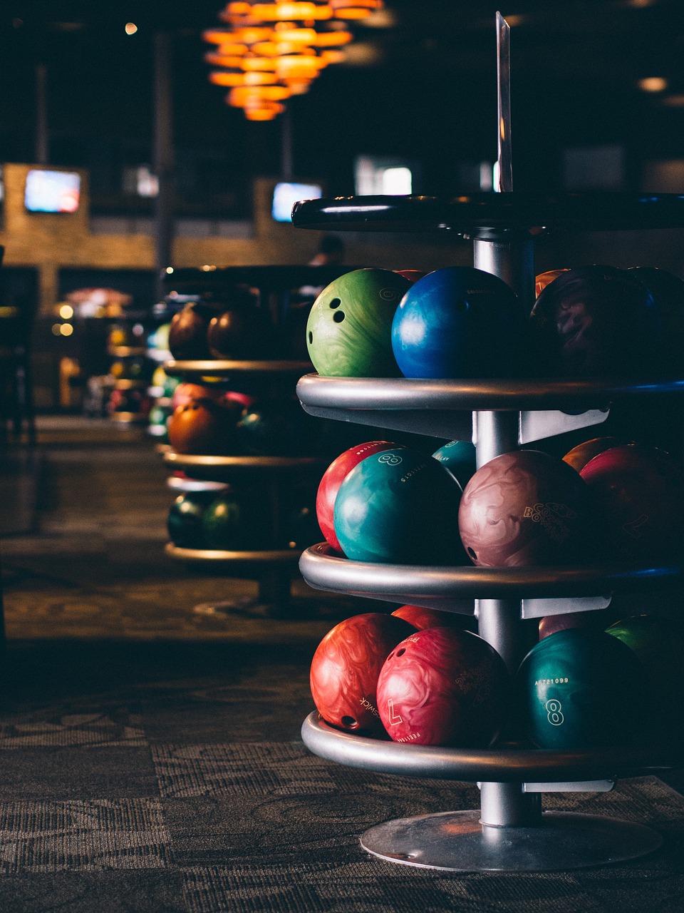blur bowling bowling alley free photo