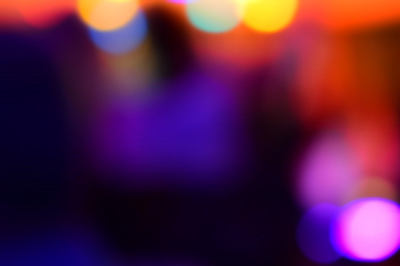 blur lights bokeh free photo