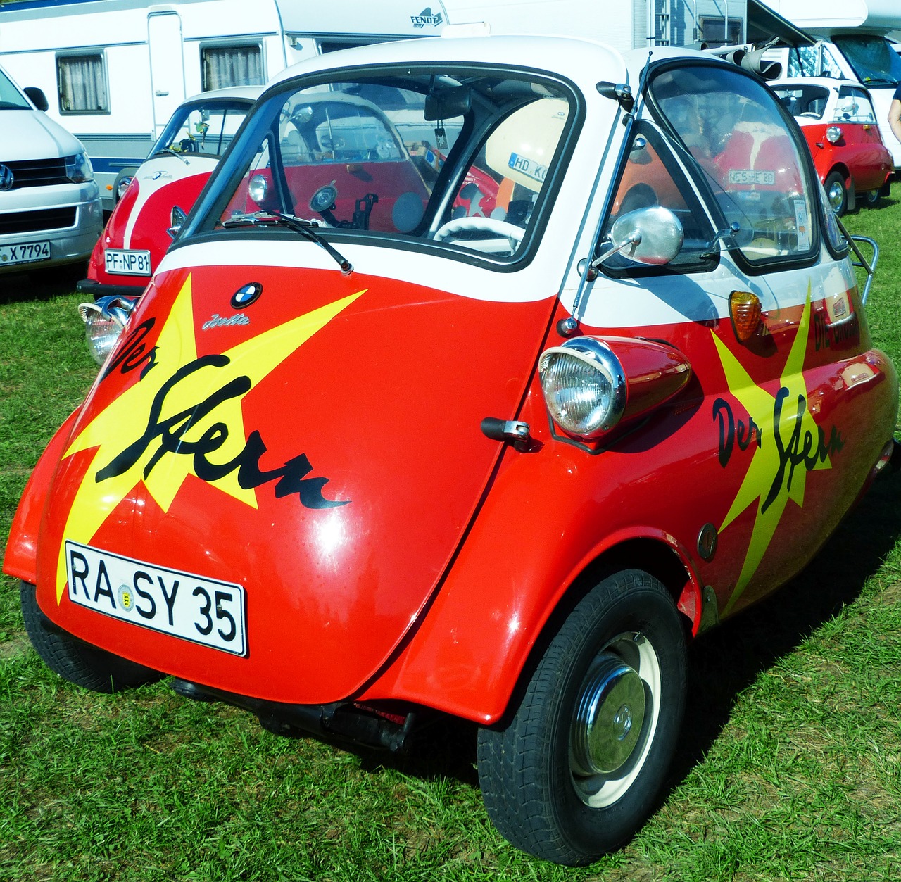 bmw isetta presse vehicle free photo