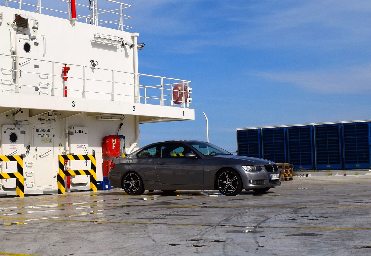 bmw ship deck free photo