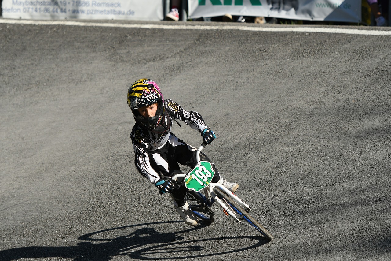 bmx race action free photo