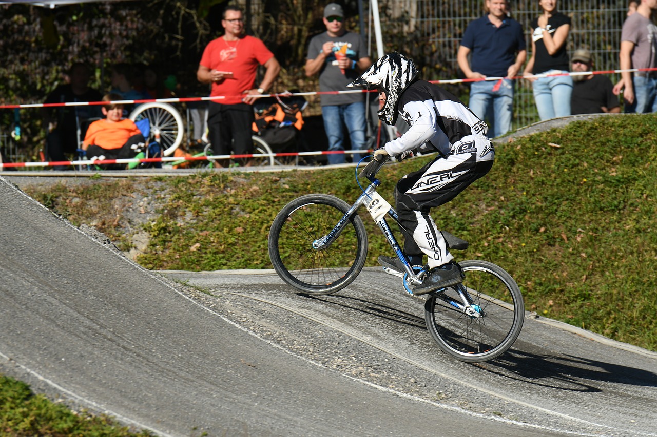 bmx race action free photo