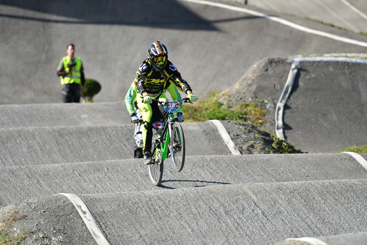 bmx race action free photo