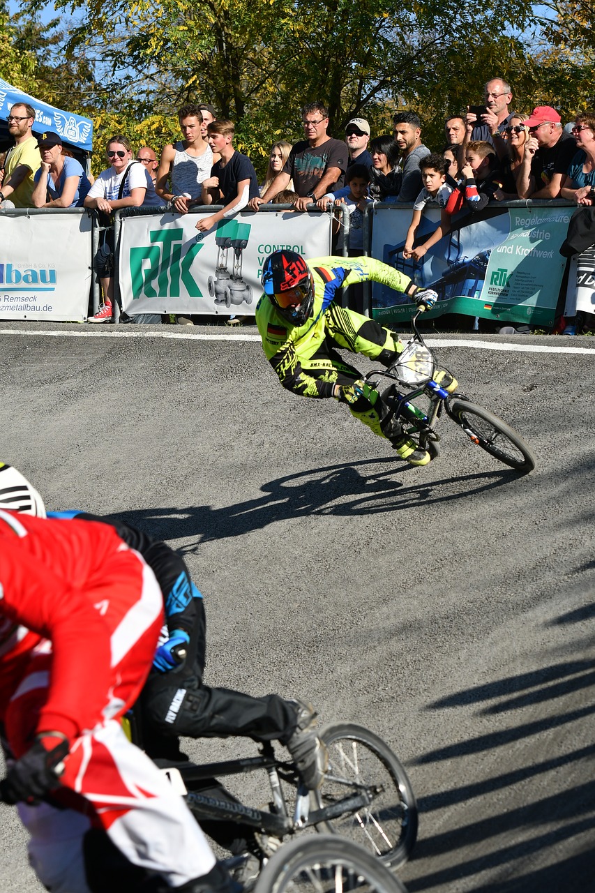 bmx race action free photo