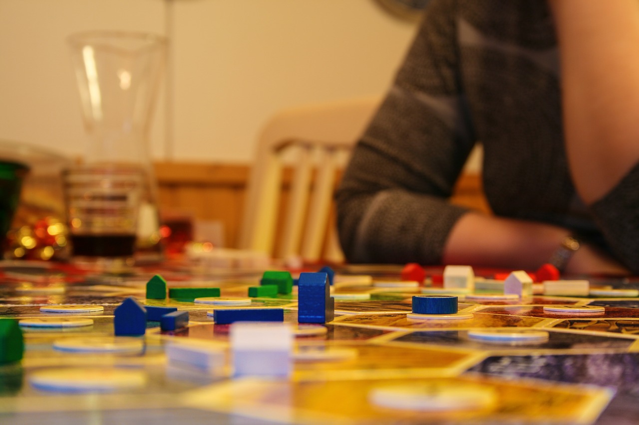 board game playing pieces free photo