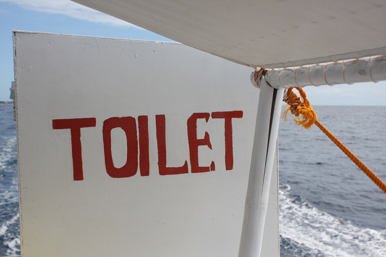 board toilet toilet boat free photo