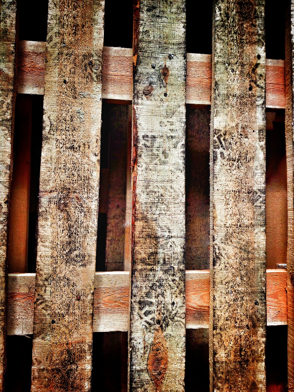 boards pallets texture free photo