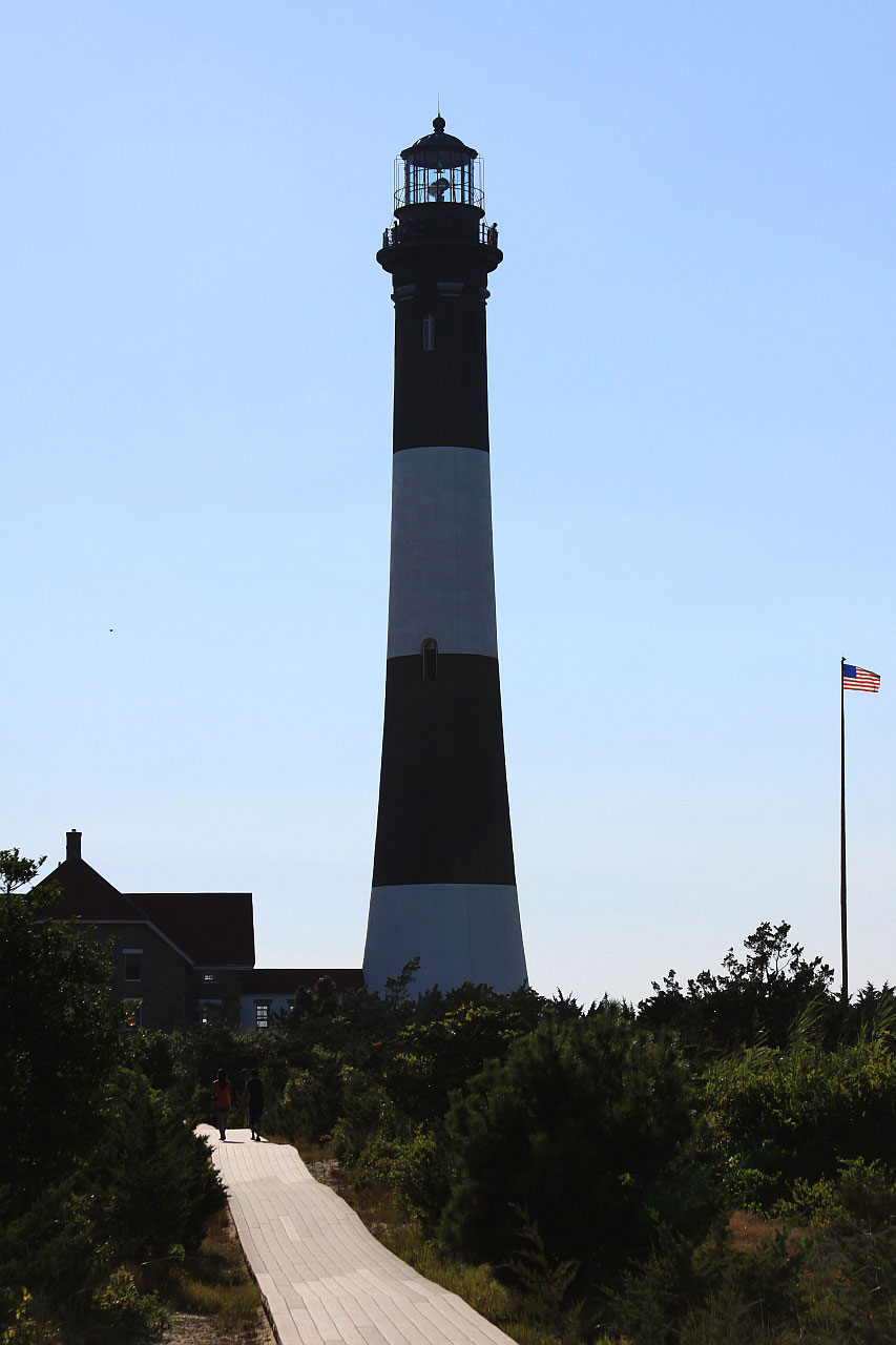 boardwalk lighthouse building free photo