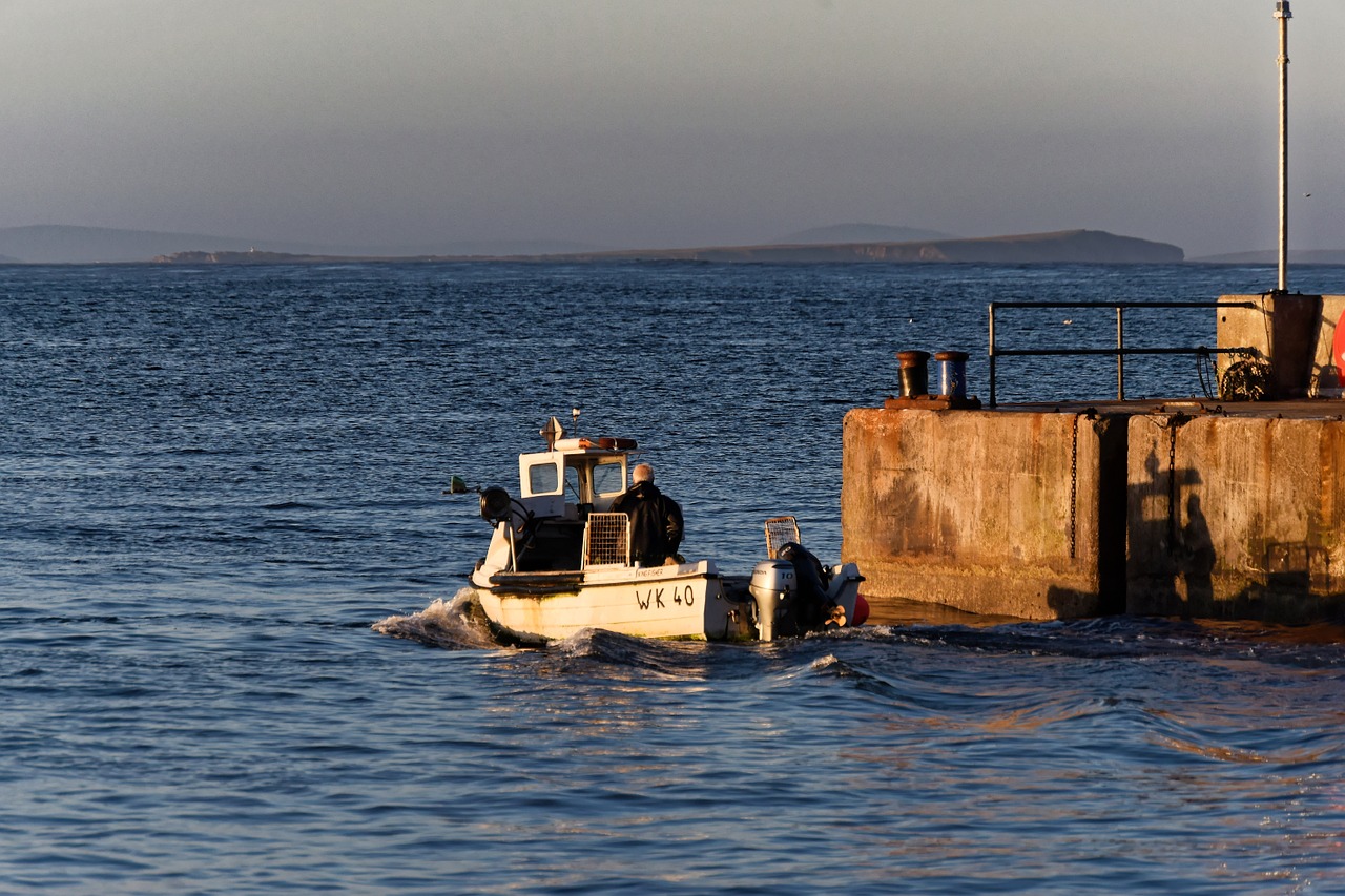 boat sailor fishing boat free photo