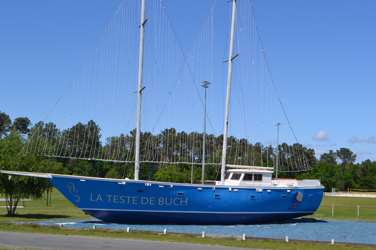 boat sailboat blue free photo