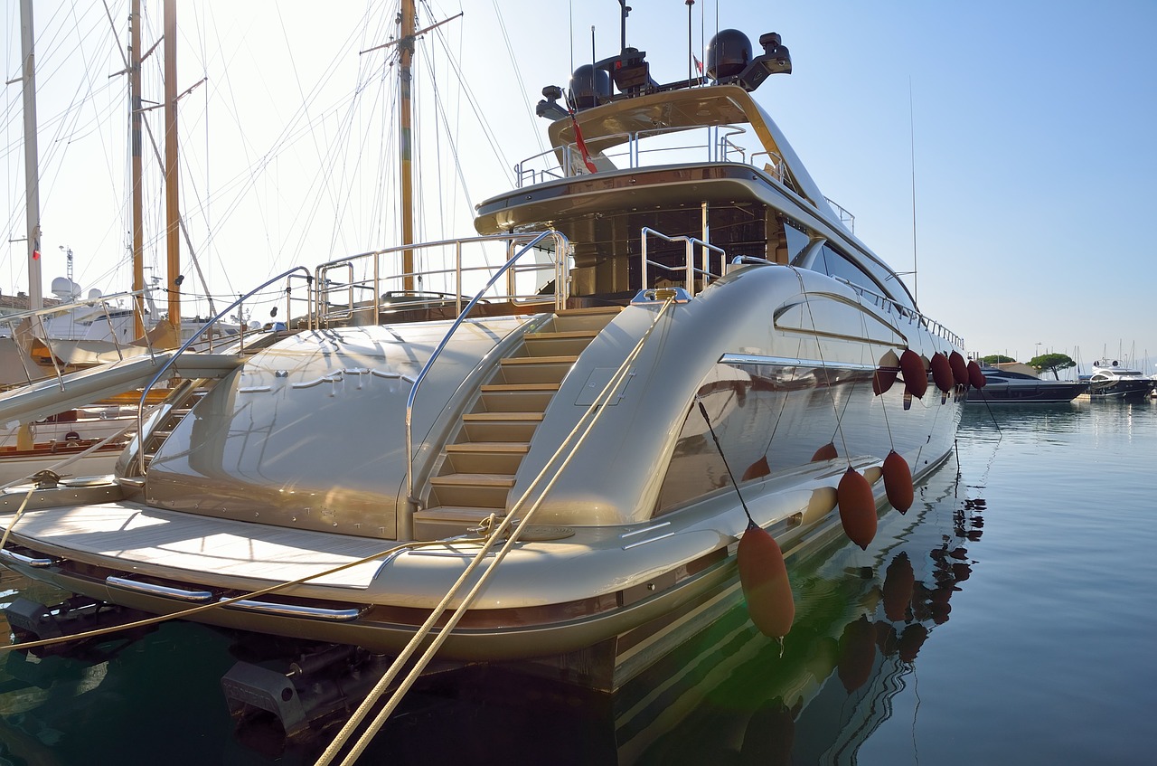 boat yacht port free photo