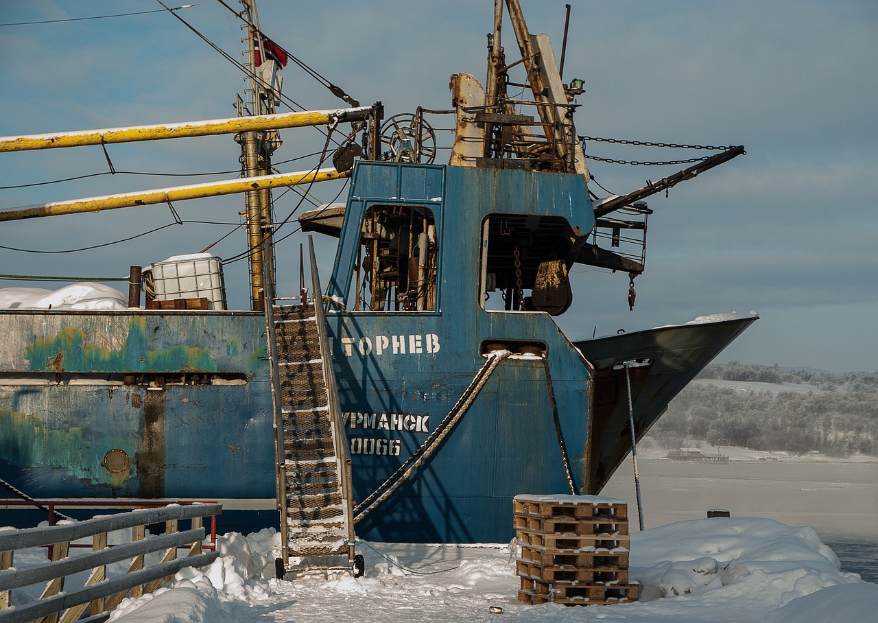 norway kirkenes boat free photo