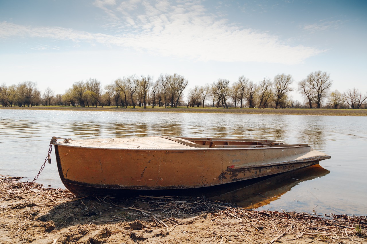 boat beach river free photo