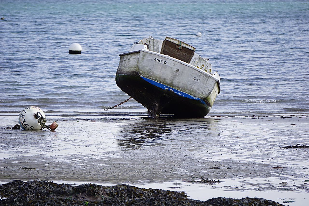 boat sea water free photo