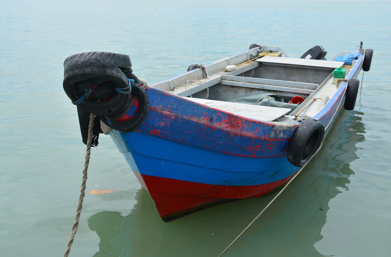 boat moored water free photo