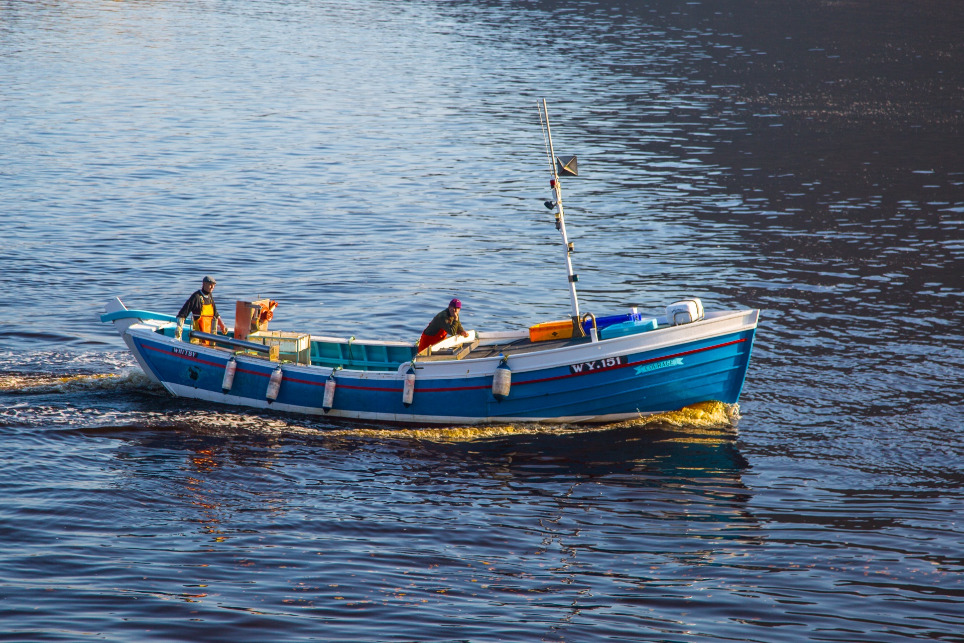 boat fishing ocean free photo