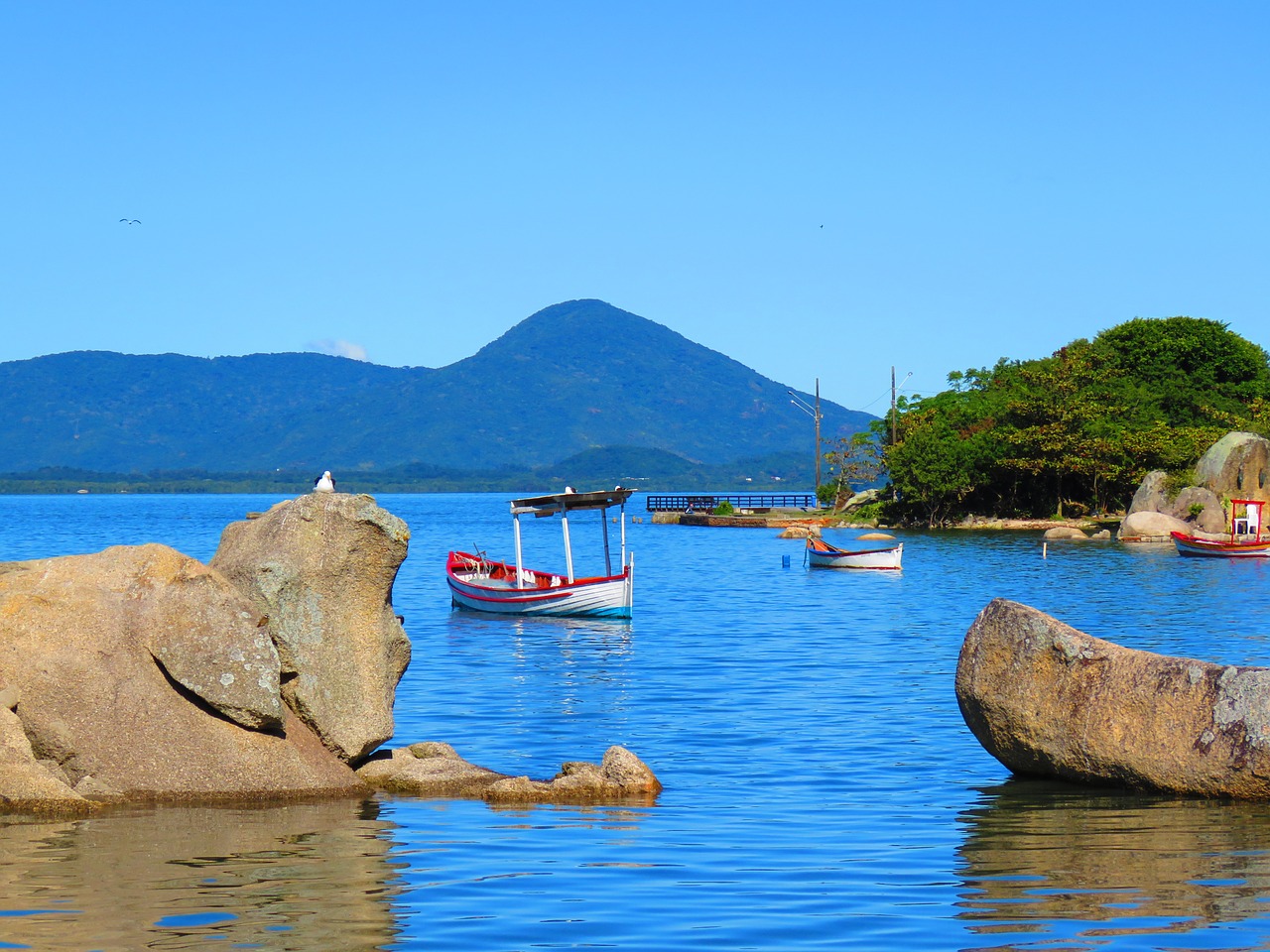 boat mar beach free photo