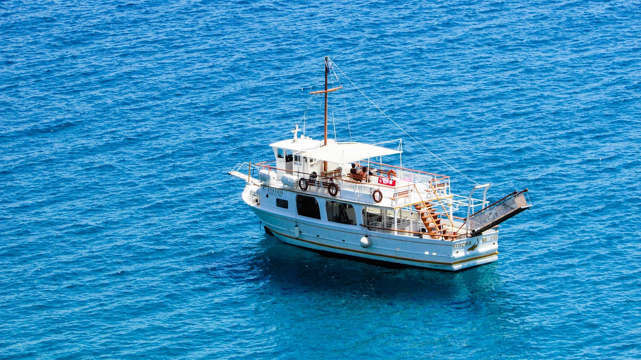 boat floating shadow free photo