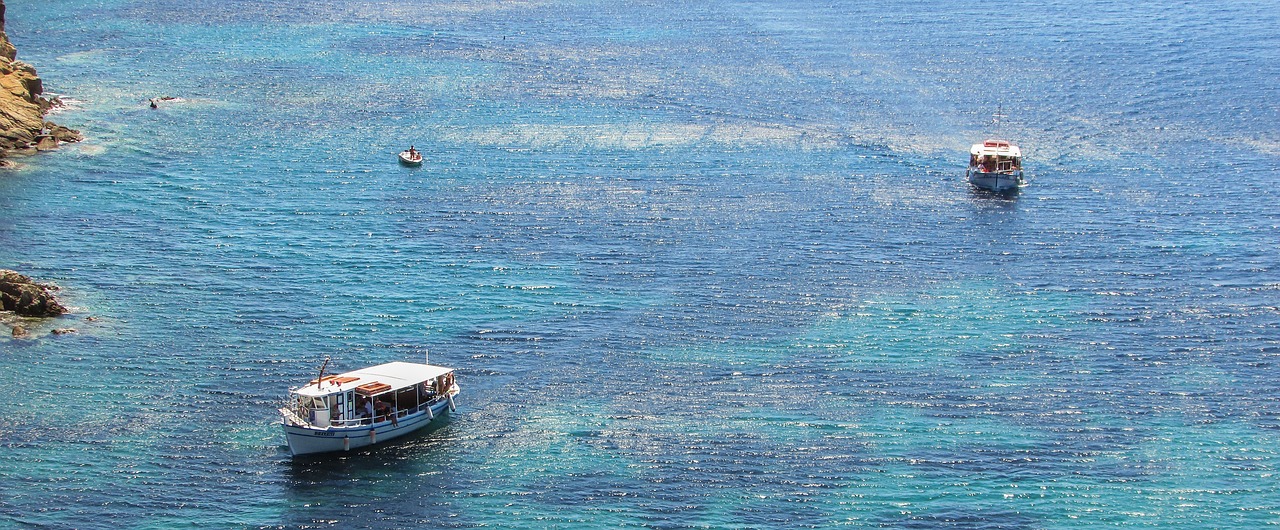 boat sea blue free photo