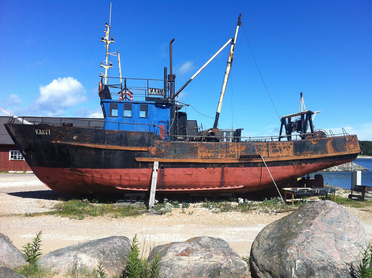 boat ship fishing free photo