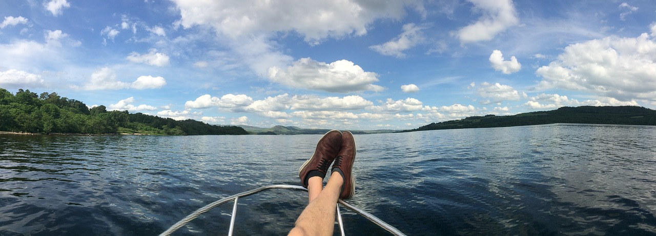 boat scotland loch lomond free photo