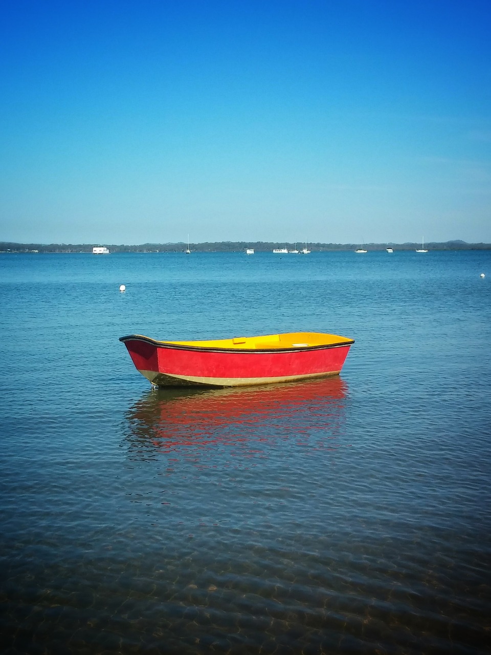 boat boating red free photo