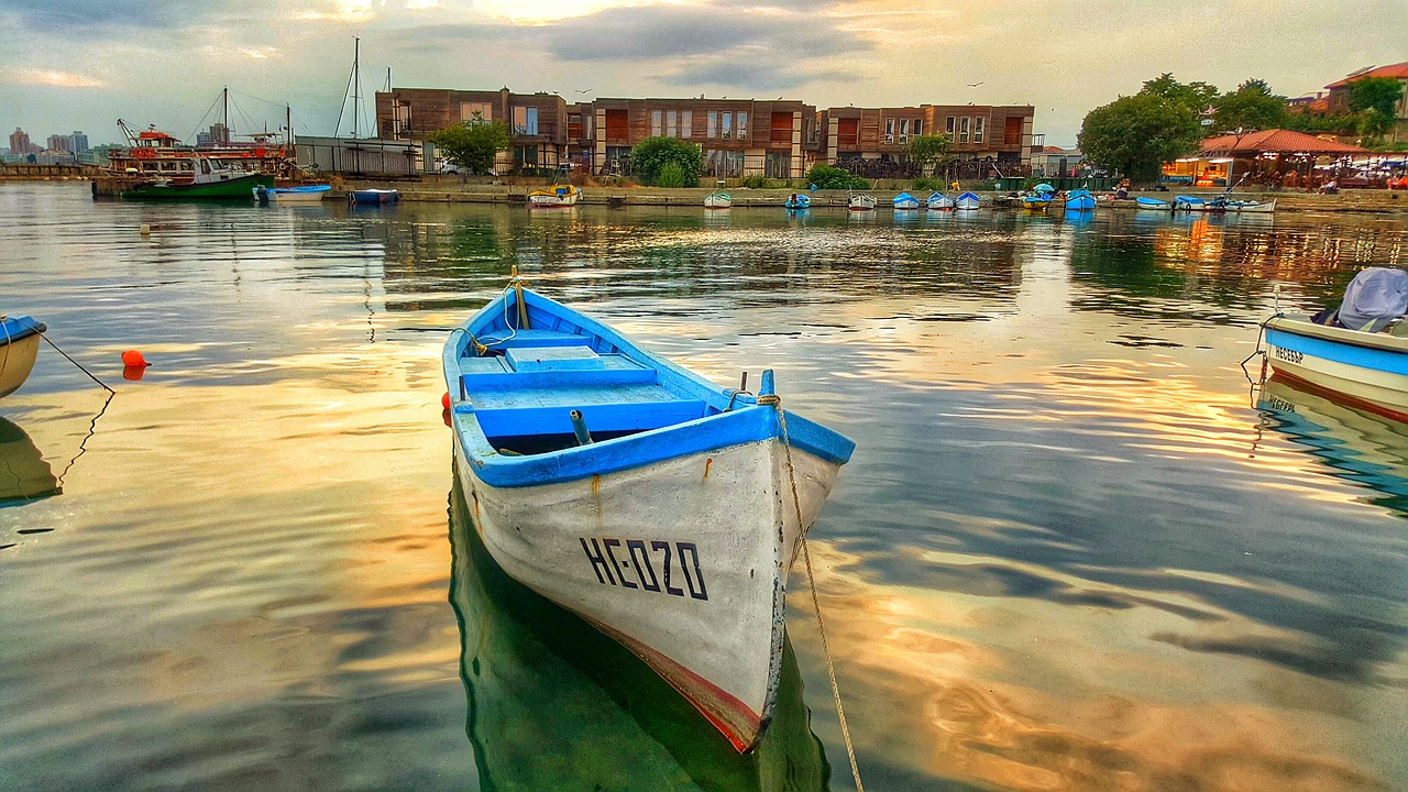 boat port landscape free photo