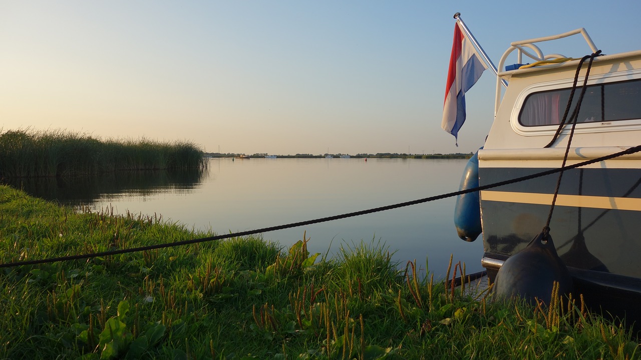 boat water river free photo