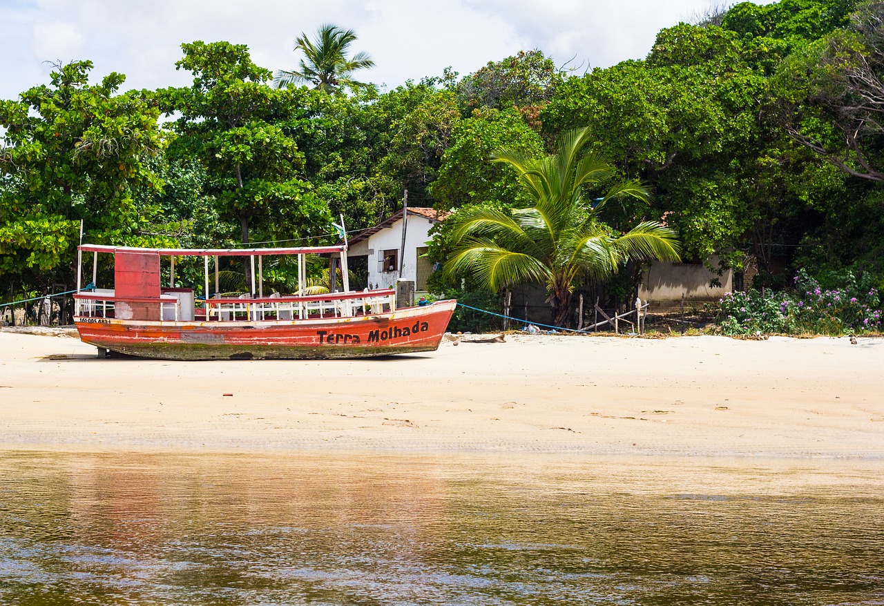 boat river sun free photo