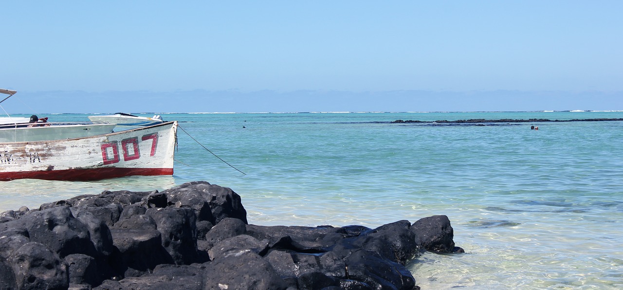 boat sea lagoon free photo