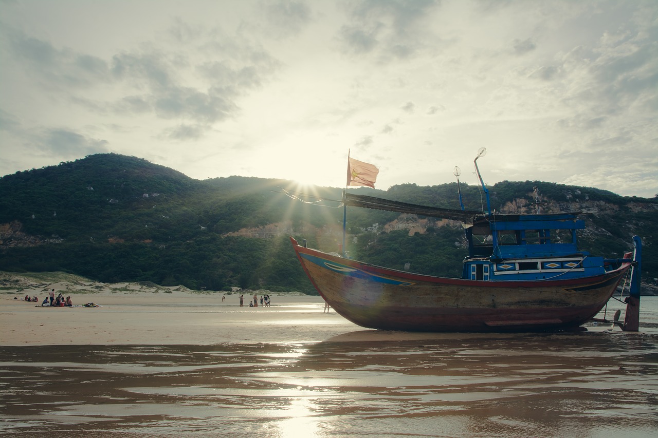 boat sea ocean free photo