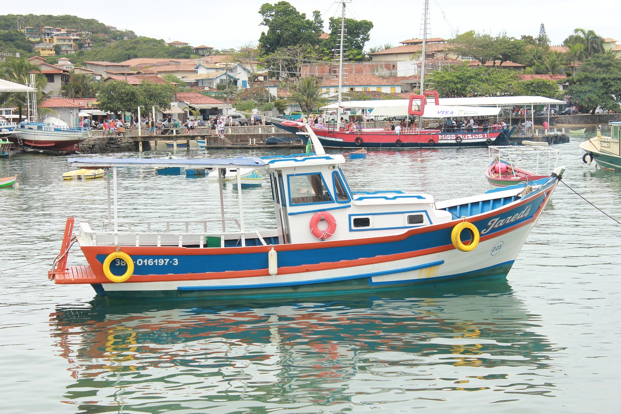 boat porto búzios free photo