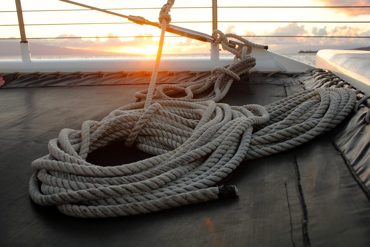 boat rope sail free photo